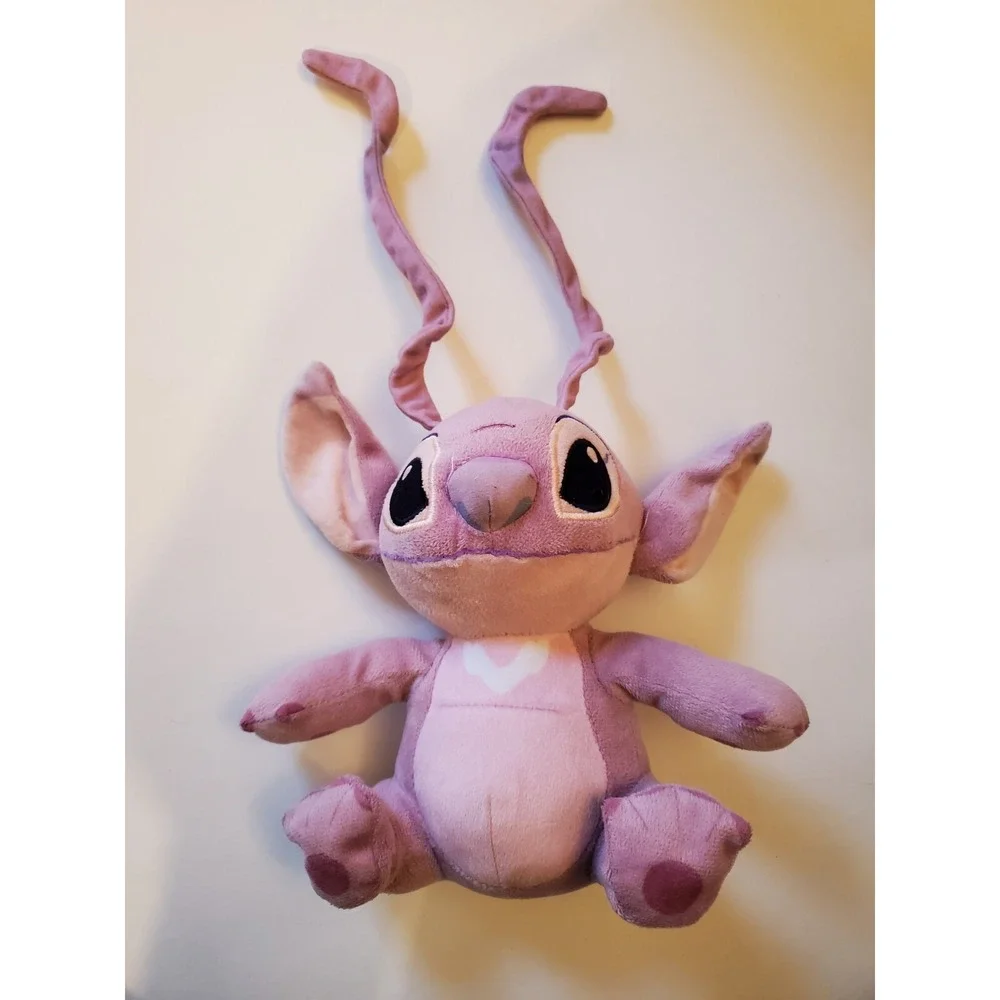 Disney Store ANGEL Plush Lilo‎ & Stitch Stuffed Animal Pink Girl Alien Soft